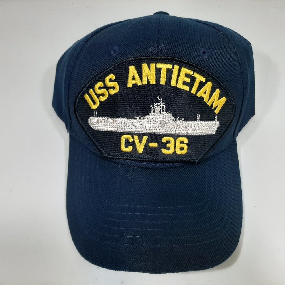 U.S. Navy USS Antietam CV-36 Men's Patch Cap Hat N